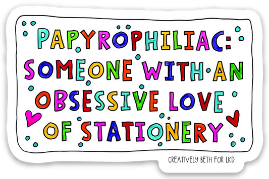 Vinyl Sticker - STATIONERY