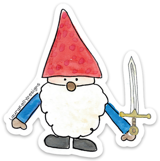 Vinyl Sticker-SWORDGNOME
