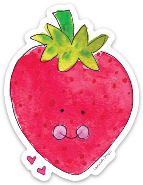 VINYL STICKER - STRAWBERRY