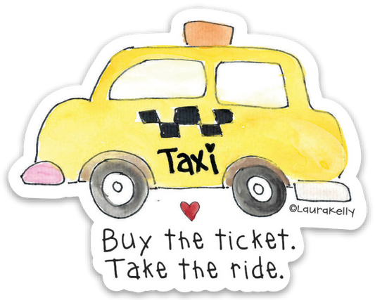 Vinyl Sticker-TAXI