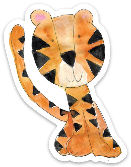 VINYL STICKER-TIGER
