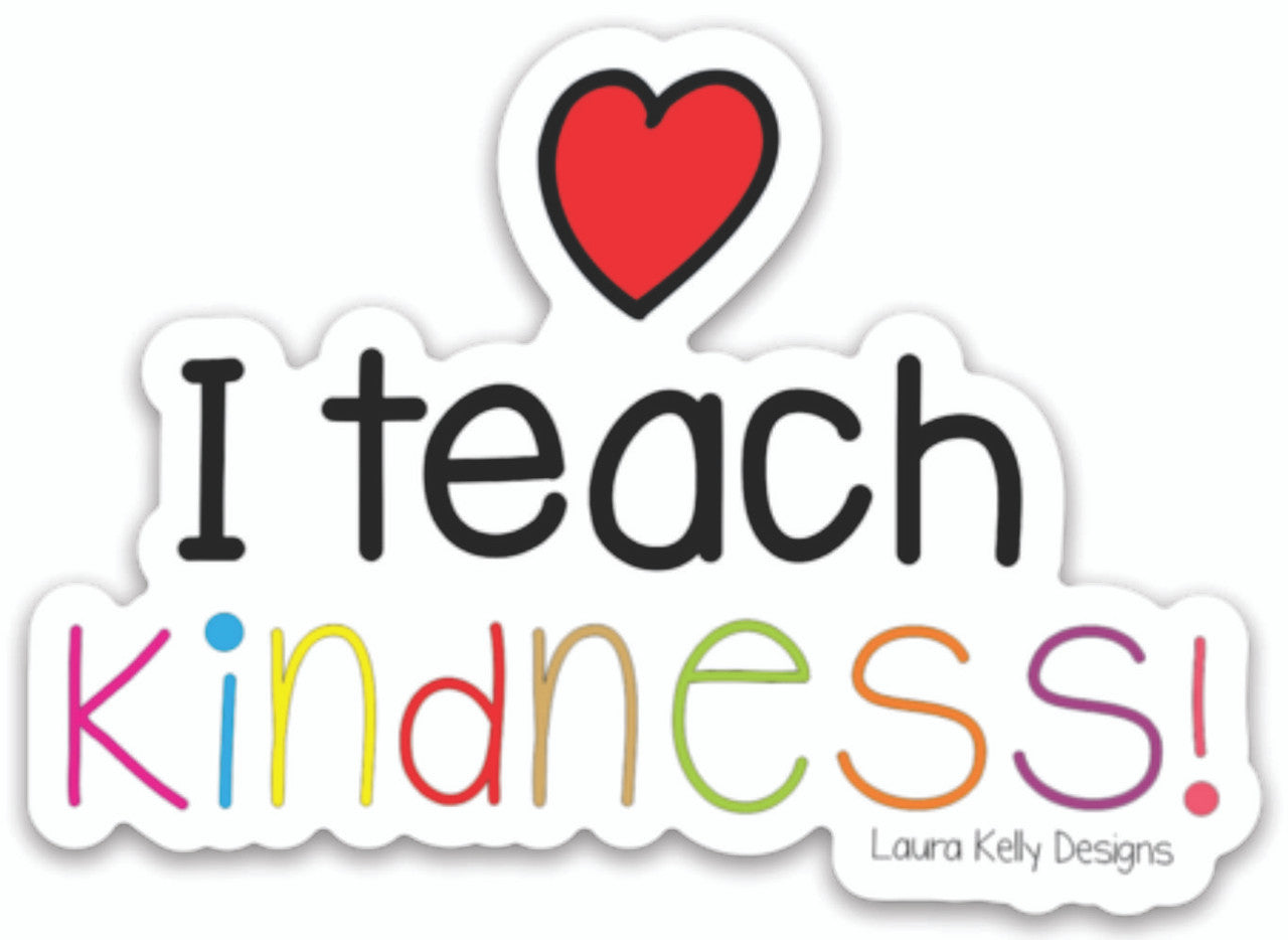 VINYL STICKER - TEACHKINDNESS