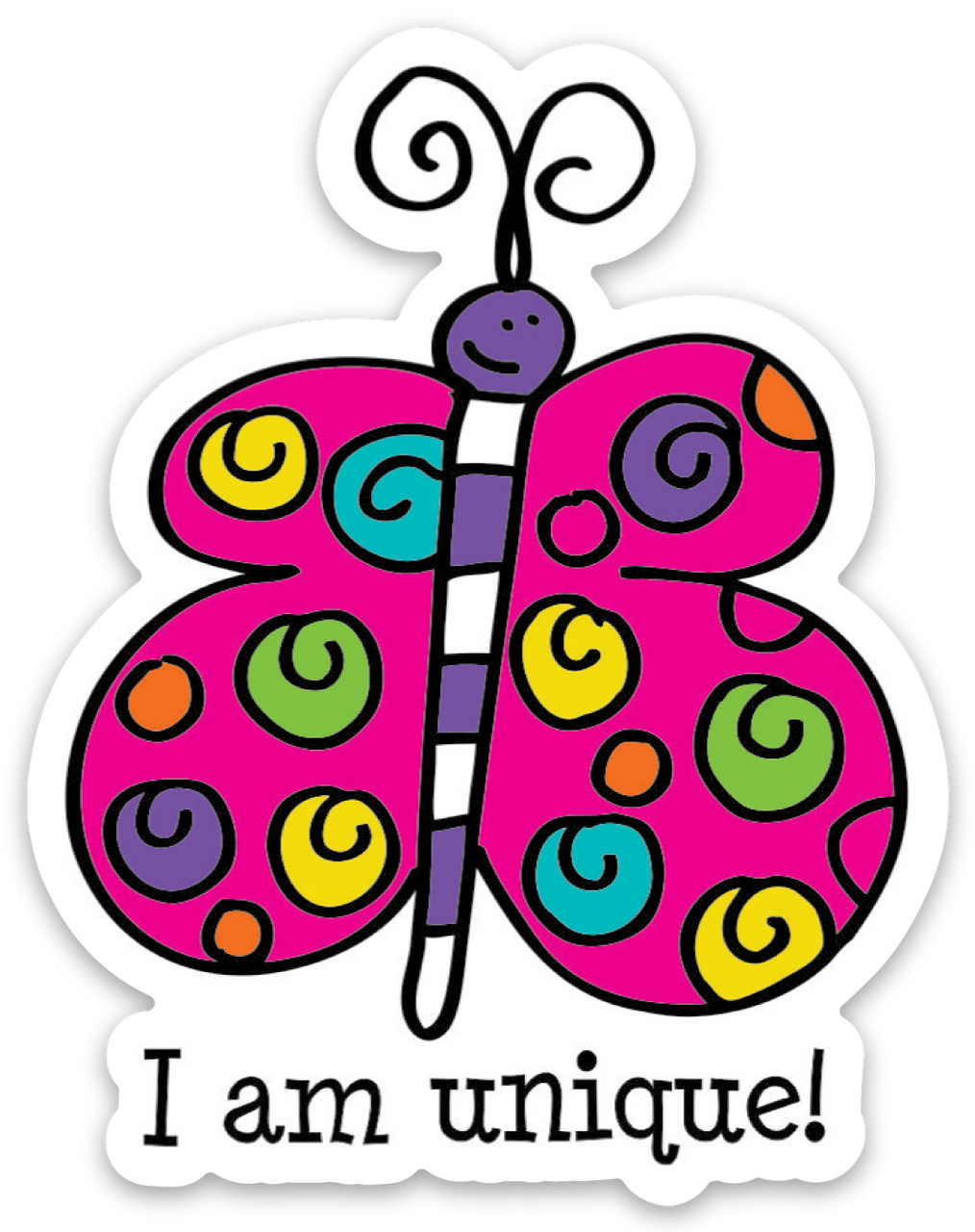 Vinyl Sticker-UNIQUEBUTTERFLY
