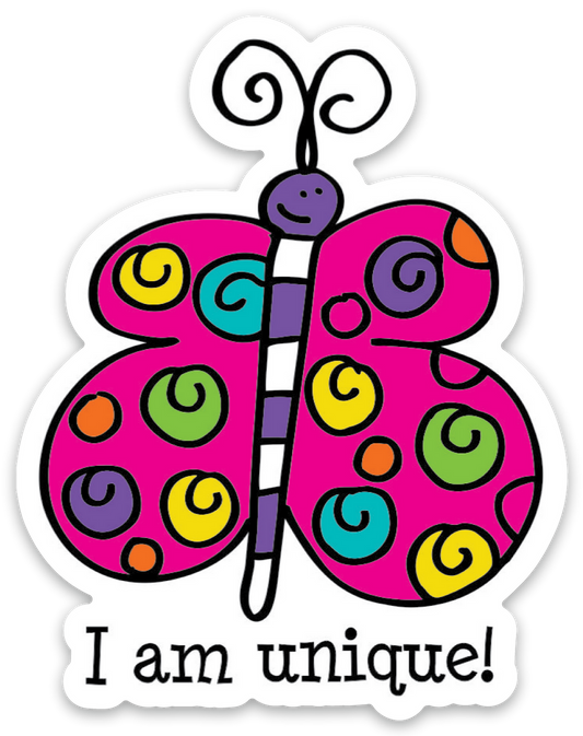 Vinyl Sticker-UNIQUEBUTTERFLY