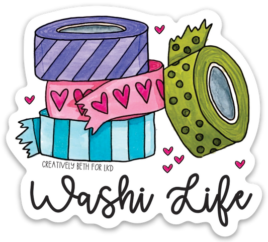 Vinyl Sticker - WASHI