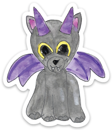 Vinyl Sticker-WIZARDCAT