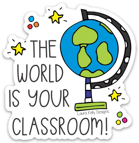 Vinyl Sticker - World Classroom