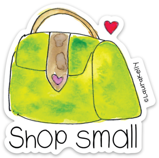 Vinyl Sticker - Shop Small