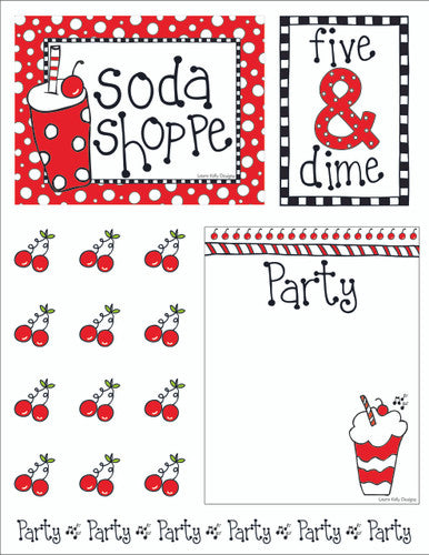 Printable Party - Soda Shoppe