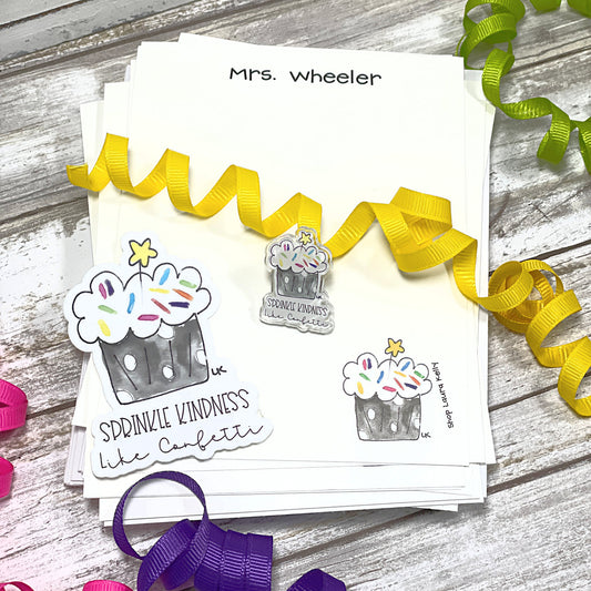 Stationery Gift Set Cupcake