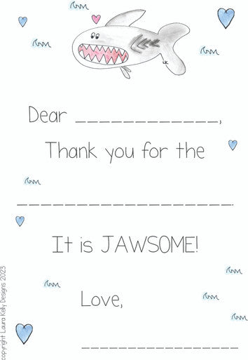 Thank You Notes - Shark