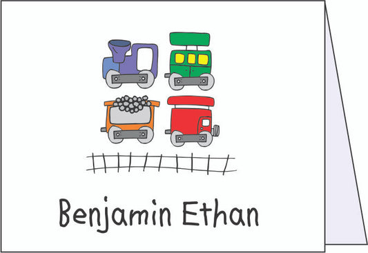 Train Note Cards - Quantity 50