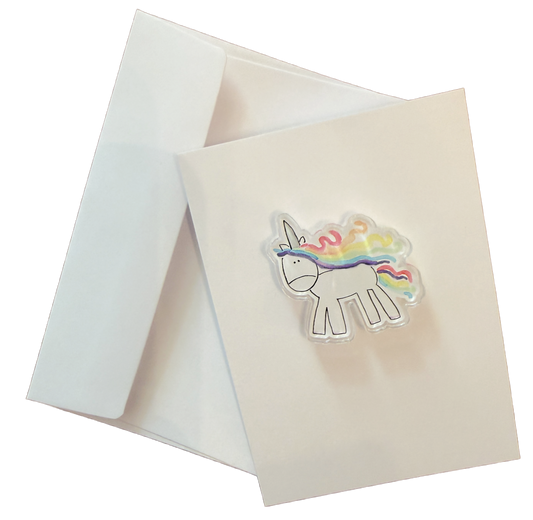 Unicorn Acrylic Pin