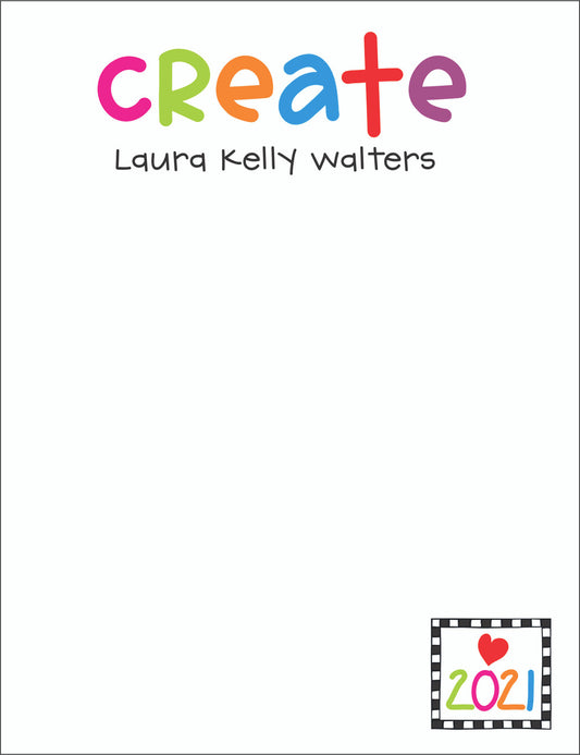 Memo Pad Set - One Word