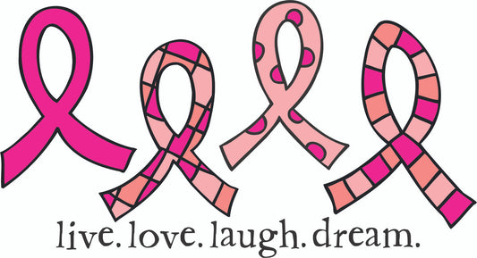 Vinyl Sticker - Pink Ribbons