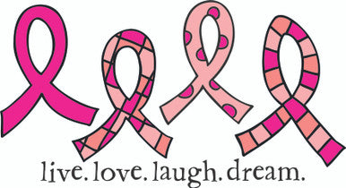 Vinyl Sticker - Pink Ribbons