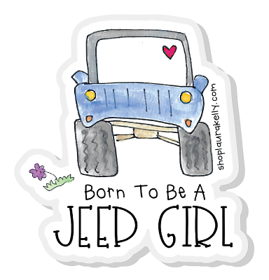 Jeep Girl Acrylic Pin