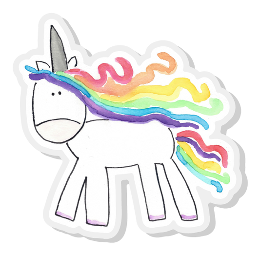 Unicorn Acrylic Pin